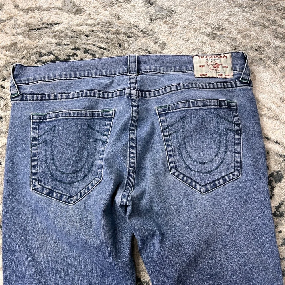 True Religion Rocco‎ Relaxed Skinny Jeans Mens 40 Blue Y2K Mid Rise Weekends
